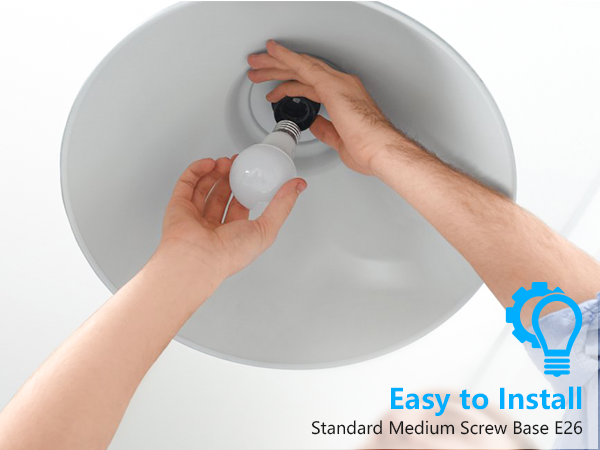 A19 LED Light Bulbs NO Dimmable, 60W Equivalent