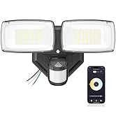 Onforu 32W 3200LM Smart Outdoor Security Light, WiFi Motion Sensor Flood Light with App Control, ...