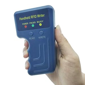 Handheld RFID writer power on preparation