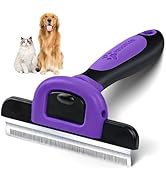 MIU COLOR Pet Grooming Brush, Deshedding Tool for Dogs & Cats, Effectively Reduces Shedding by up...