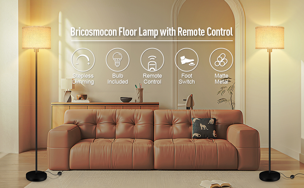 floor lamp with remote