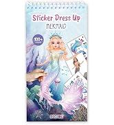 BSCOOL Sticker Dress up Mermaid - Sticker Activity Book for Kids. Learn Girls Fashion Design for ...