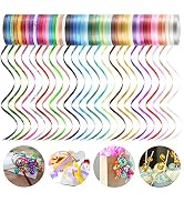 Laviria Curling Ribbons, 48 Colors 5mm 11 Yards Gift Wrapping Ribbons for Art Crafts Bows Wedding...