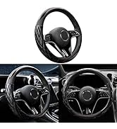 Couslcd Universal Car Steering Wheel Cover - Anti-Slip Sports Style Steering Wheel Protector, Car...