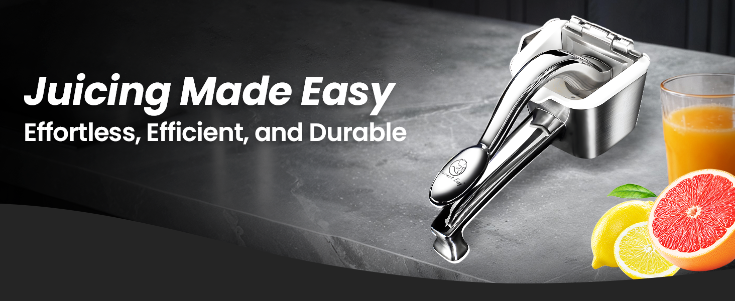 Juicing Made Easy-Effortless, Efficient, and Durable