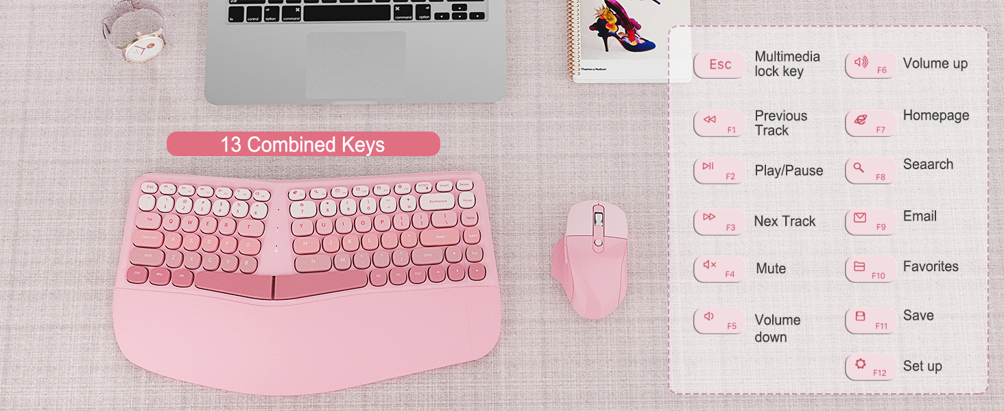 Ergonomic Wireless Keyboard