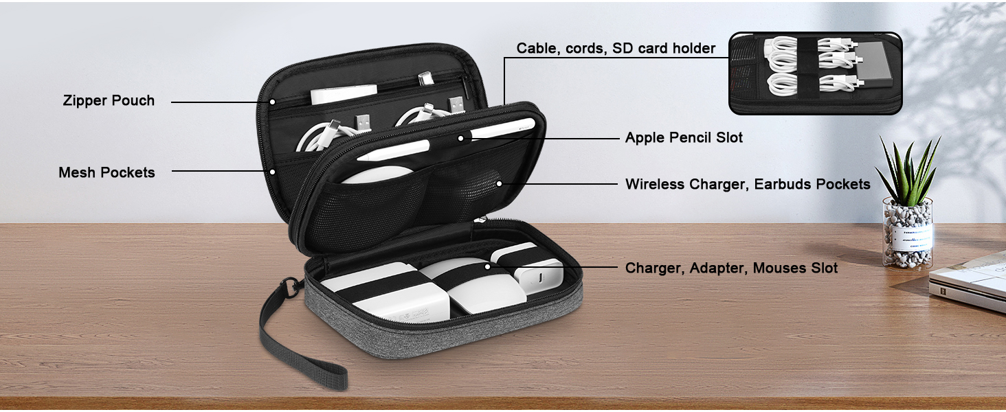 travel cord organizer