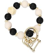 WEESMILE Silicone Key Ring Bracelet for Women | Stretchy Wrist Keychain Bracelet for Car Keys, Wa...