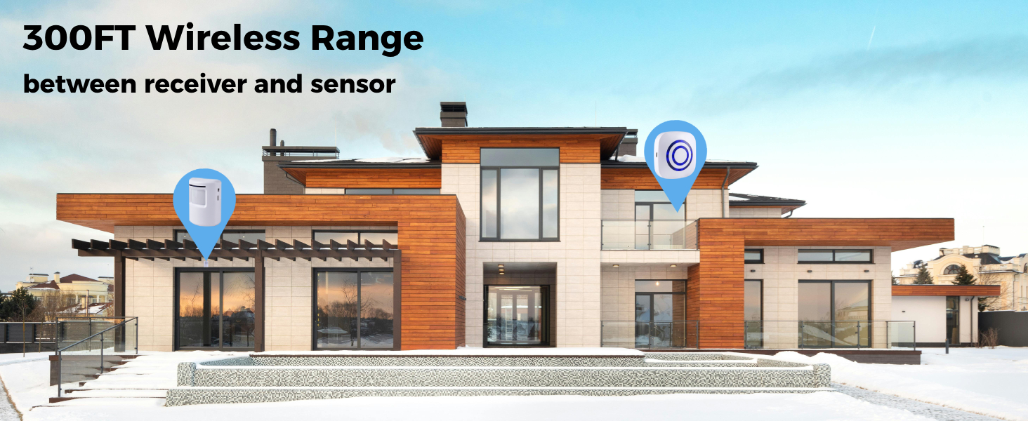 300FT Wireless Range