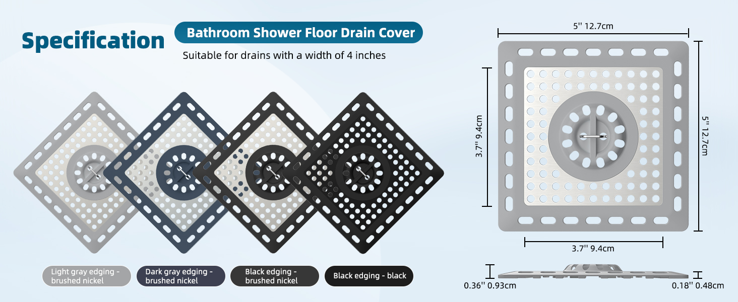 Bathroom Floor Drain Strainer with Handle