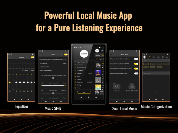 for both local music and on line streaming