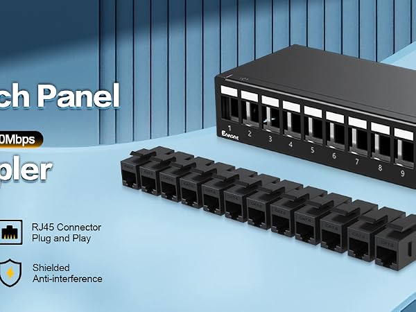 12 port patch panel