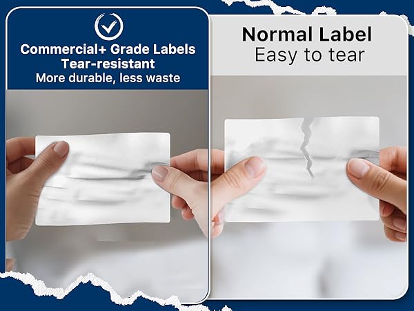 tear-proof thermal labels