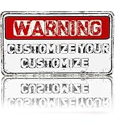 Outdoor metal signs-14X8 personalized signs, no trespassing signs for outdoor or indoor/wall/wind...