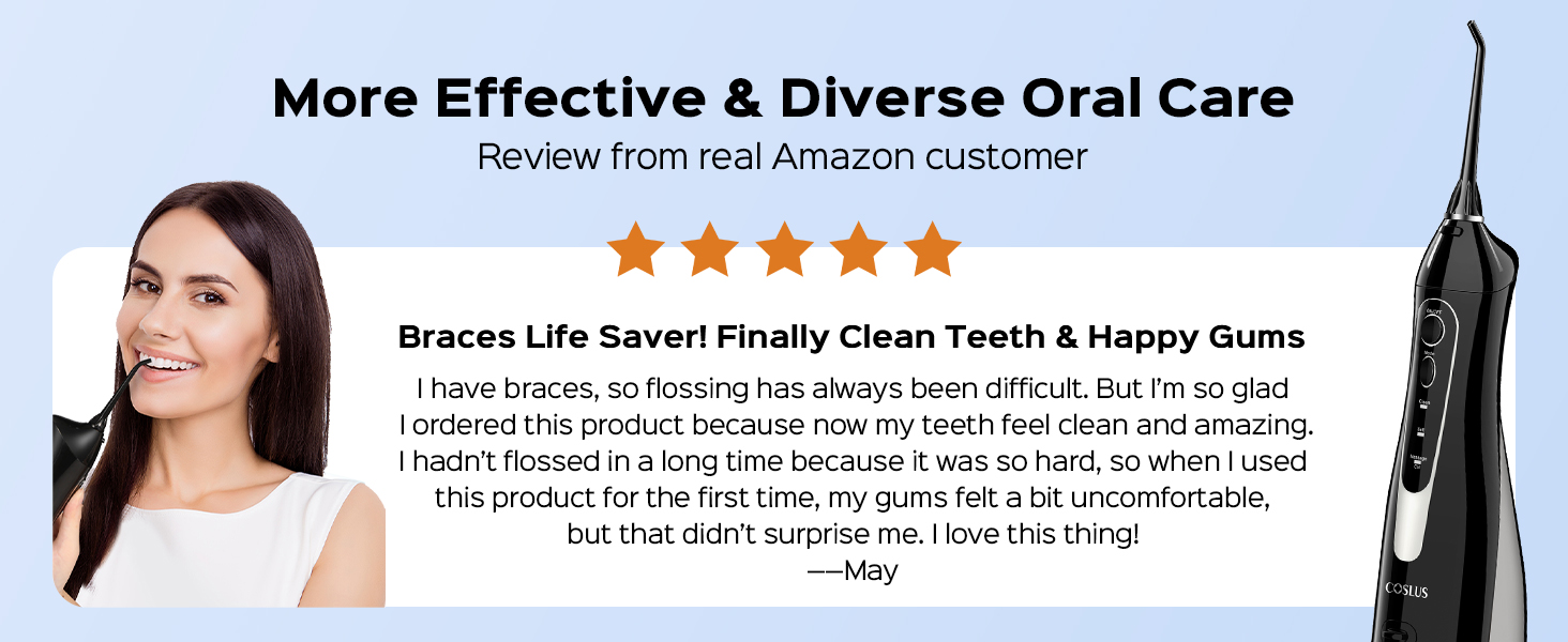 Selección de dientes dentales Flosser de agua Keep your teeth clean