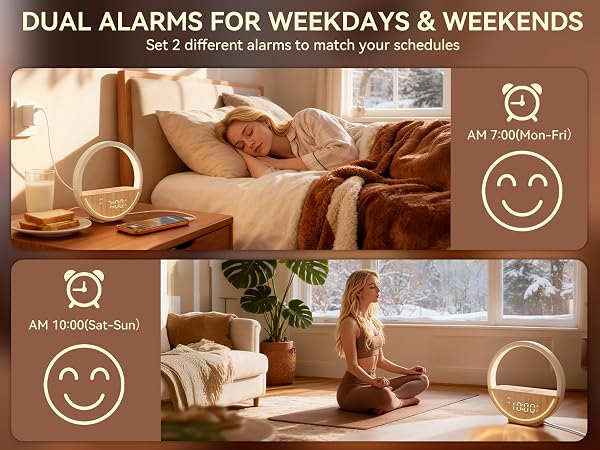 dual alarm clocks