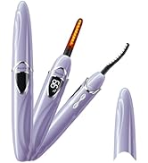 Raysino Heated Eyelash Curler, S600 Rechargeable Heated lash Culer, Eyelash Curer Heated in 8s fo...
