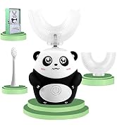KAQINWX Kids Electric Toothbrushes, U Shaped Toddler Toothbrush, Panda Ultrasonic Kids Toothbrush...