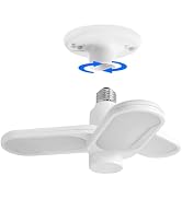 Energetic LED Garage Ceiling Light, Screw in Light for Workshop, Basement, ETL
