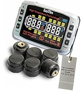 EEZTire-TPMS Pro (518C) Tire Pressure and Temperature Monitoring System 3.5" Color Display + 6 at...