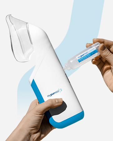 Mypurmist steam inhaler warm therapy sinus relief congestion respiratory portable cordless refills