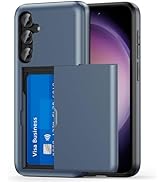 Jiunai for Galaxy S23 FE Wallet Case with Card Holder 6.4 inches Display Dual Layer Heavy Duty Pr...