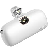 Kuulaa iPhone Portable Charger 5000mAh, Fast Charging Mini Power Bank, Ultra-Compact Small Batter...
