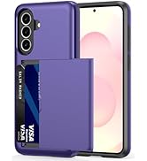Jiunai for Samsung Galaxy A37 5G Case Wallet Card Holder, Side Slide Card Slot Holds 2 Cards, Dua...