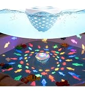 cambk Waterproof Bathtub Light for Kids, Battery Operated Fish Bath Lights for Tub & Bath Time, C...