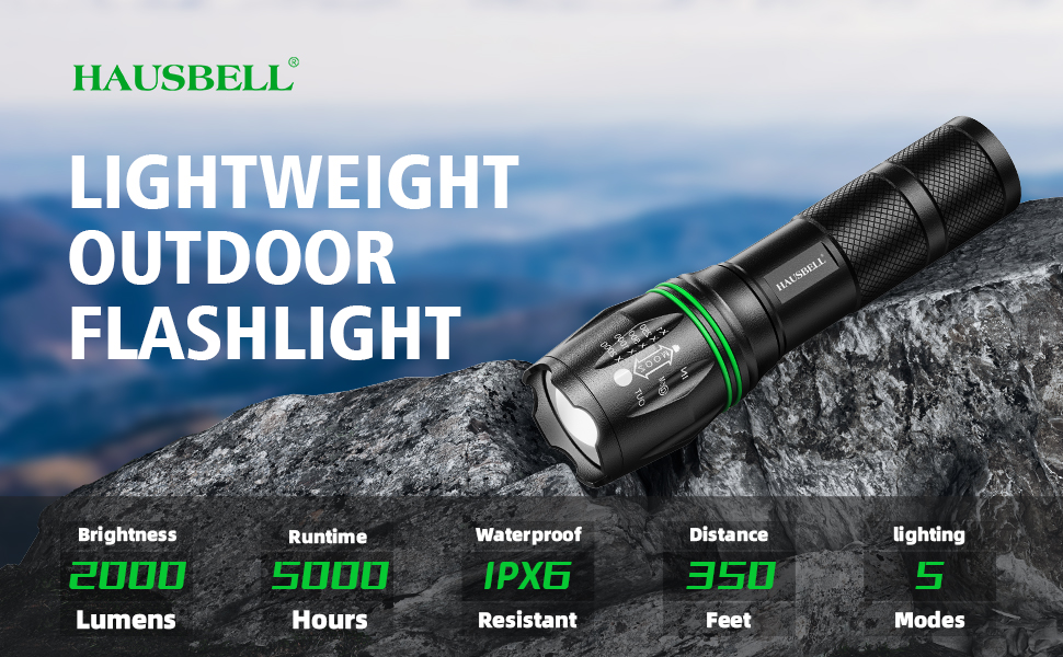 lightweight outdoor flashlight