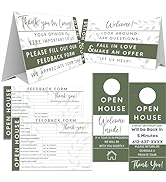 Open House Supplies. Real Estate Sign in Book Guest Registry Notepad for Collecting Realtor Leads...