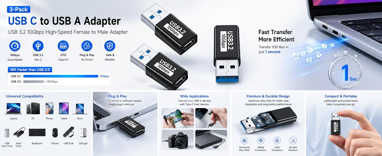 Type C to USB Adapter