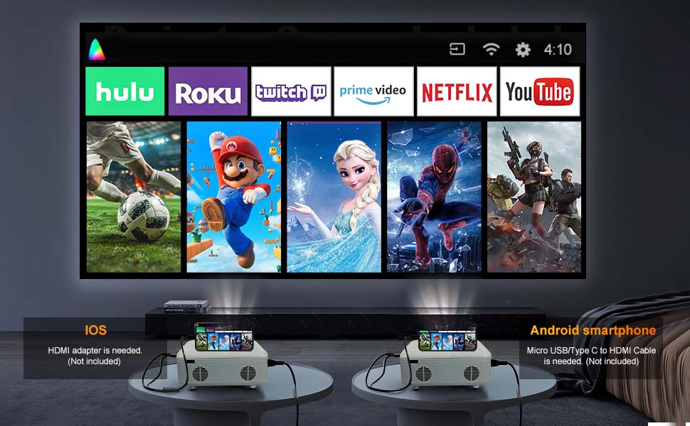 Native 1080P projector