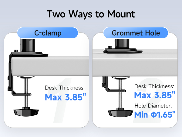 single monitor arm