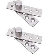 2 Pack 270 Pivot Hinge Hidden Door Hinges, Stainless Steel Rotation, Large