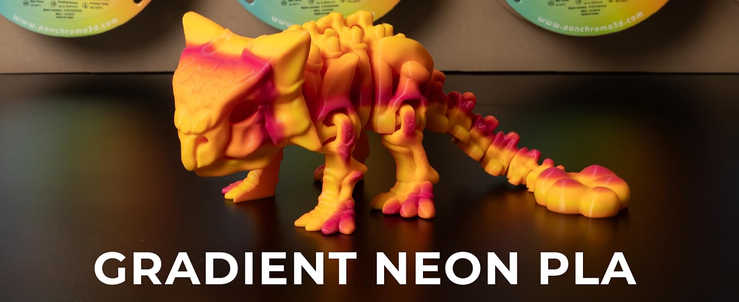 Polymaker Panchroma Gradient Neon PLA Filament