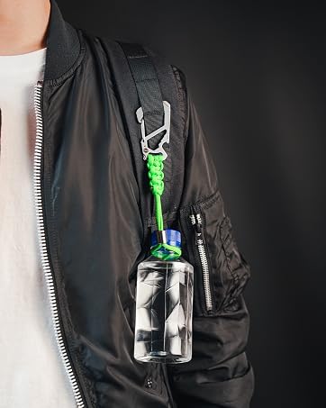 paracord keychain carabiner