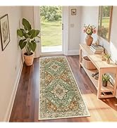 RELEANY Area Rugs 2'x6' Runner Rug Non Slip Washable for Kitchen Hallway Bedroom Beside Laundry R...