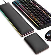 rgb keyboard and mouse wrist rest set
