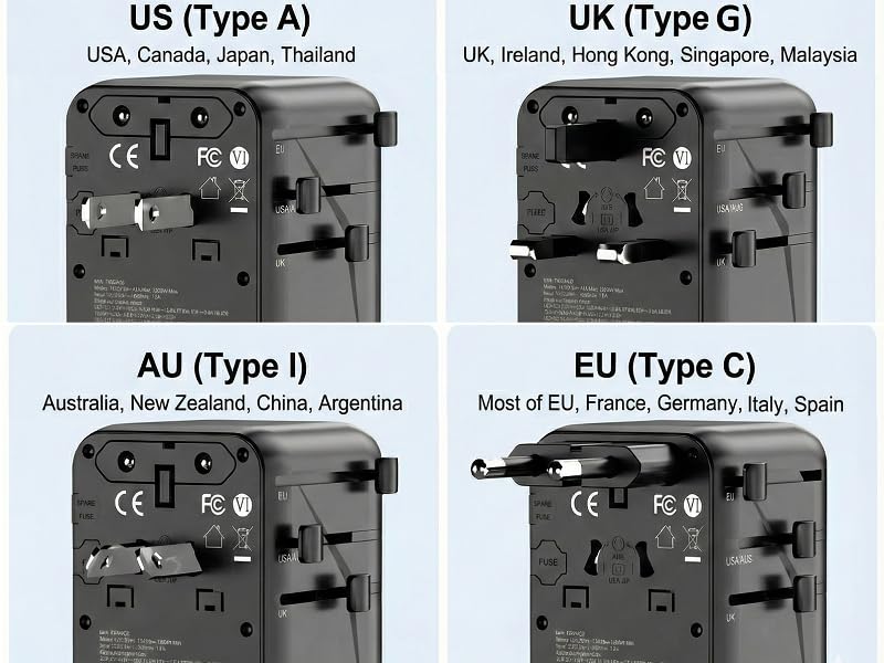 type A G I C plug for worldwide