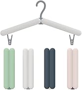 Sazfli 4-Pack Foldable Travel Hangers - Durable, Lightweight and Portable, Ideal for Clothes and ...