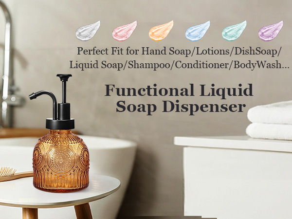 pretty decorative hand soap dispenser