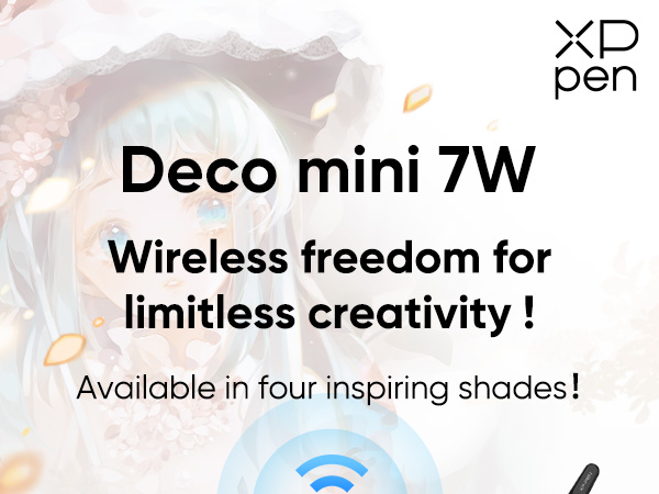 XPPEN DECO MINI 7W DRAWING TABLET GRAPHICS TABLET