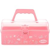 Funtopia Plastic Art Box for Kids, Multi-Purpose Portable Storage Box/Sewing/Tools Organizer for ...