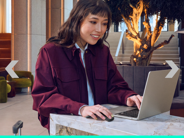 a woman on a laptop