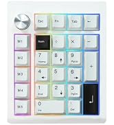 GMK26 Mechanical Numpad,VIA Macro Keypad BT5.0/2.4ghz/Type C Wireless Number Pad RGB HotSwap Nume...