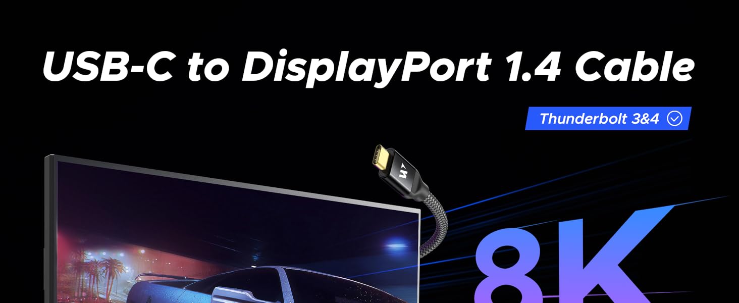 USB C to DisplayPort 1.4