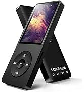16GB MP3 Player, MP3 Digital Audio Player HiFi Lossless Sound, Mini Portable Music Player Built i...