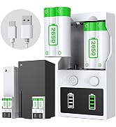 Rechargeable Controller Battery Pack for Xbox Series X|S and Xbox One, 2 Pack 2650mAh High Capaci...