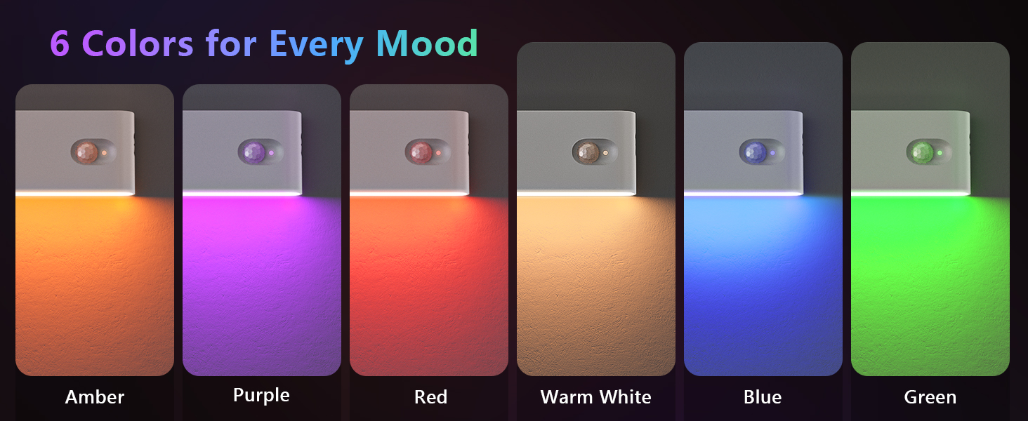 RGB Motion Sensor Night Light
